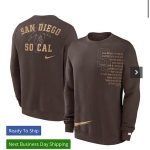San Diego Padres Nike Crewneck